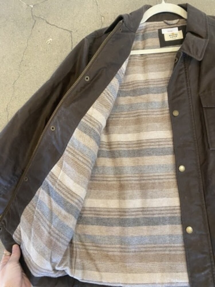 Marine Layer Reynolds Dry Wax Trucker Jacket