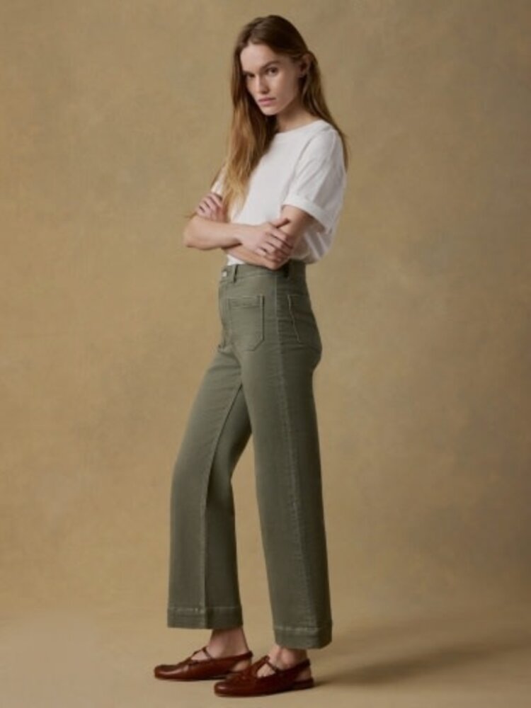 Faherty Brand stretch terry patch pocket ankle pant