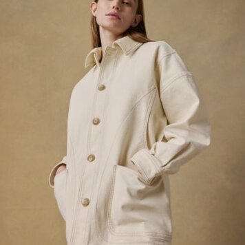 Faherty Brand sunwashed canvas chore jacket