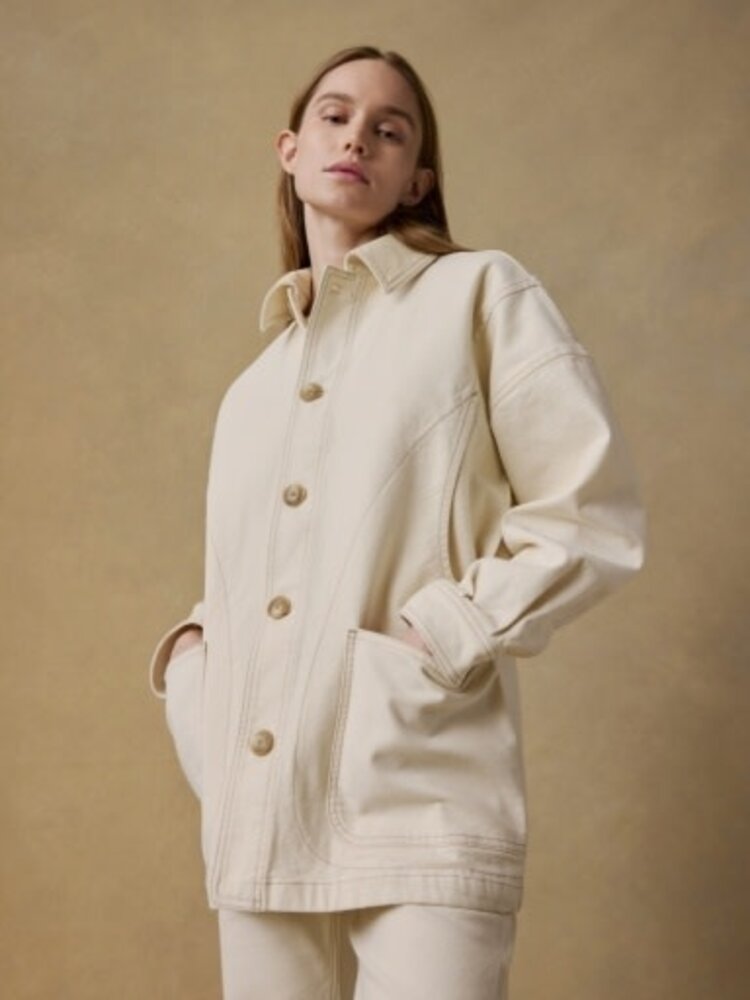 Faherty Brand sunwashed canvas chore jacket
