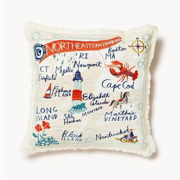 Northeastern Harbors Beach Towel