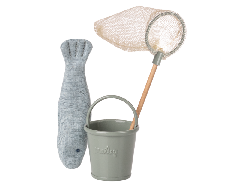Maileg Fishing set, Mouse