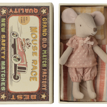 Maileg Big Sister Mouse in Matchbox / Red