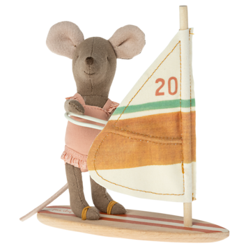 Maileg Beach Mice / Surfer little sister