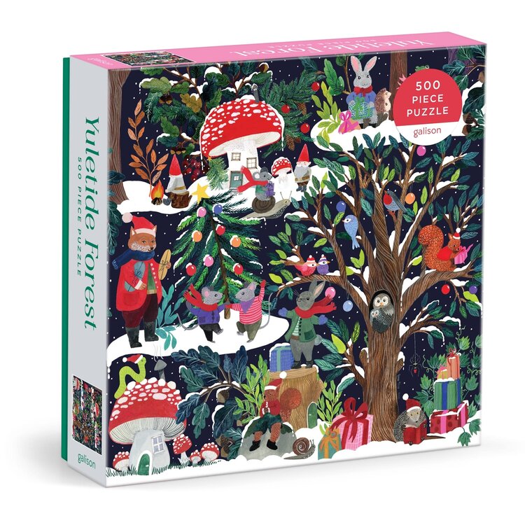 Chronicle Books Yuletide Forest 500 Piece Puzzle