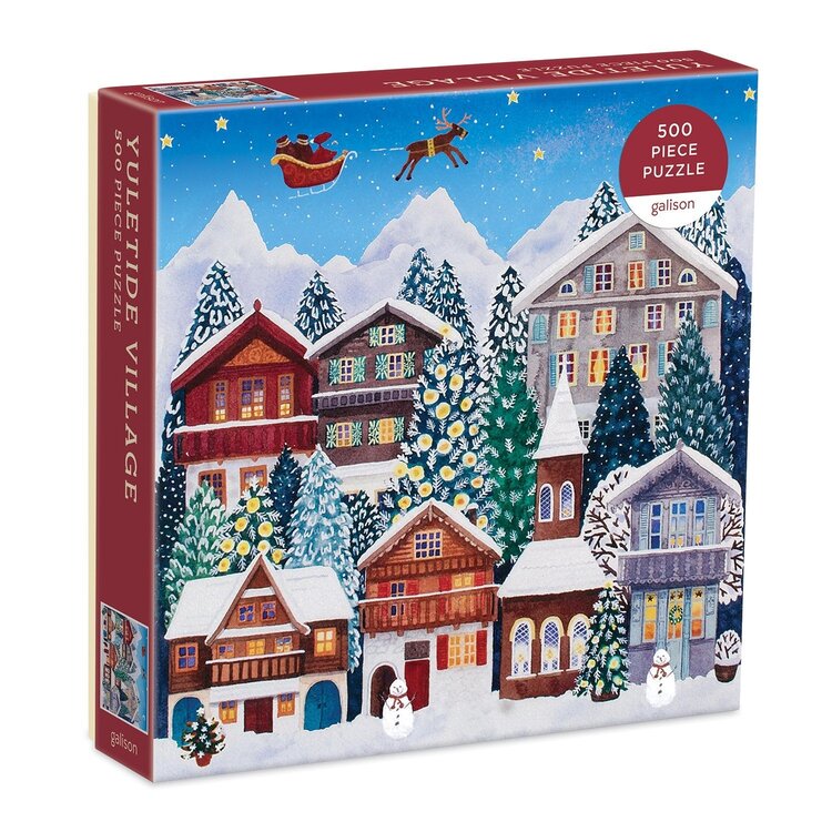 Chronicle Books Yuletide Village 500 Piece Puzzle