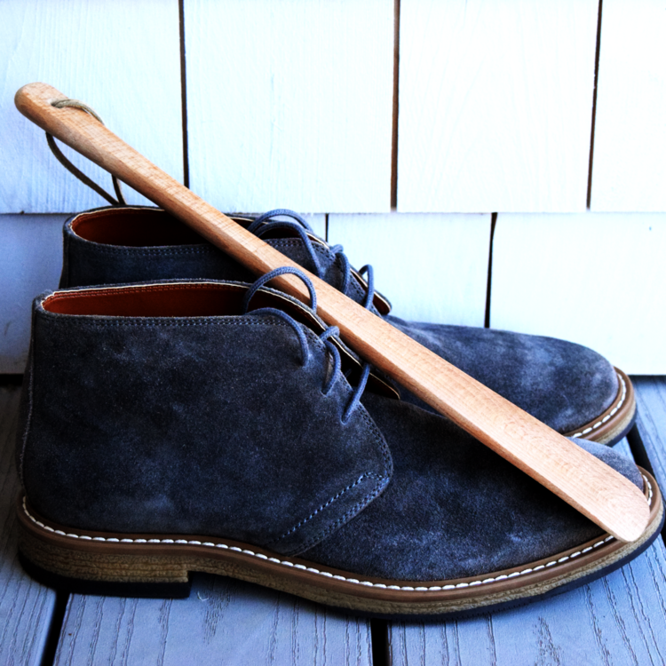 Shoehorn leather strap