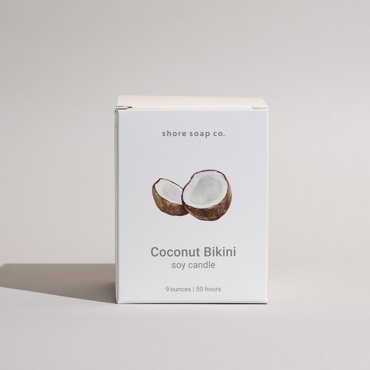 Shore Soap Co. Tumbler Candle / Coconut Bikini