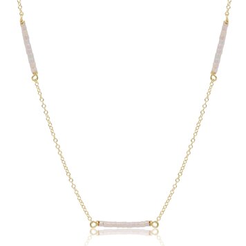 eNewton 15" Choker Simplicity Chain Gold - Hope Bliss - Silky White