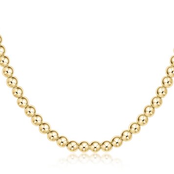 eNewton 17" Choker Beaded - Classic Gold 5mm