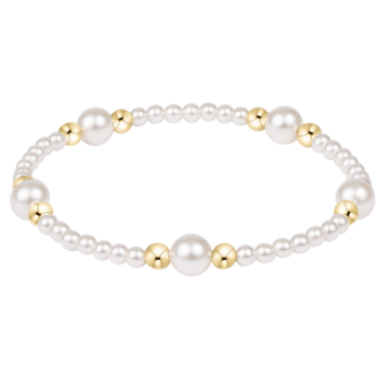 eNewton Purpose Pearl 6mm Pearl Bracelet