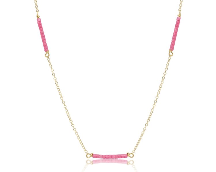 eNewton 15" Choker Simplicity Chain Gold - Hope Bliss - Bubblegum