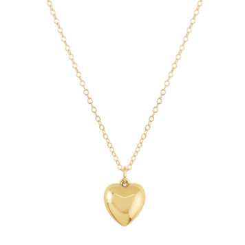 eNewton 16" Necklace Gold - Love Plush Gold Charm