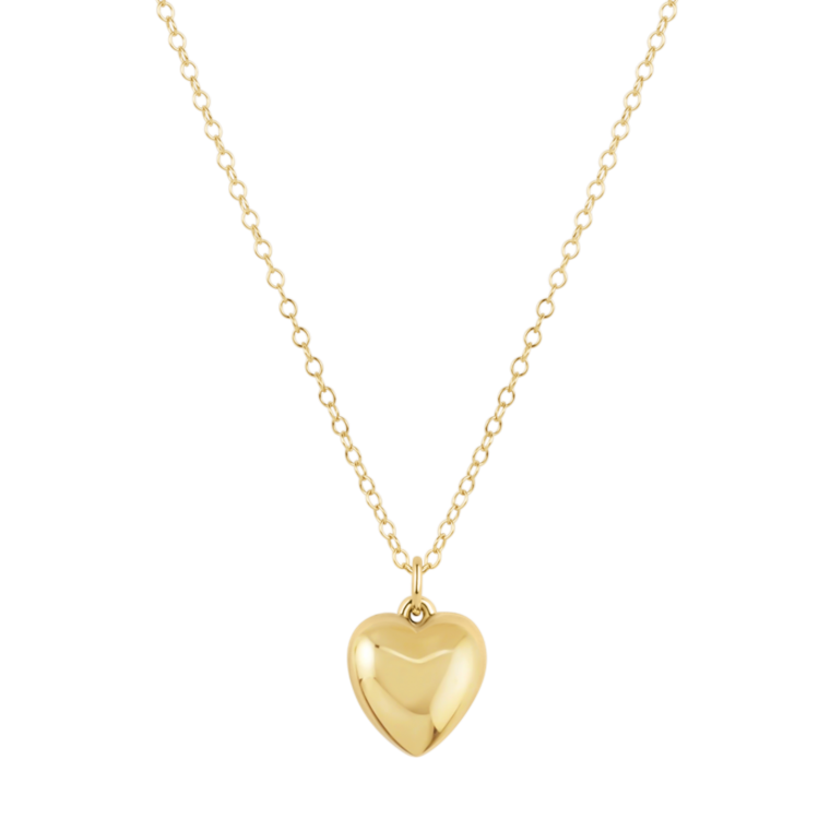 eNewton 16" Necklace Gold - Love Plush Gold Charm