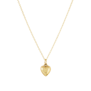 eNewton 16" Necklace Gold - Love Plush Small Gold Charm