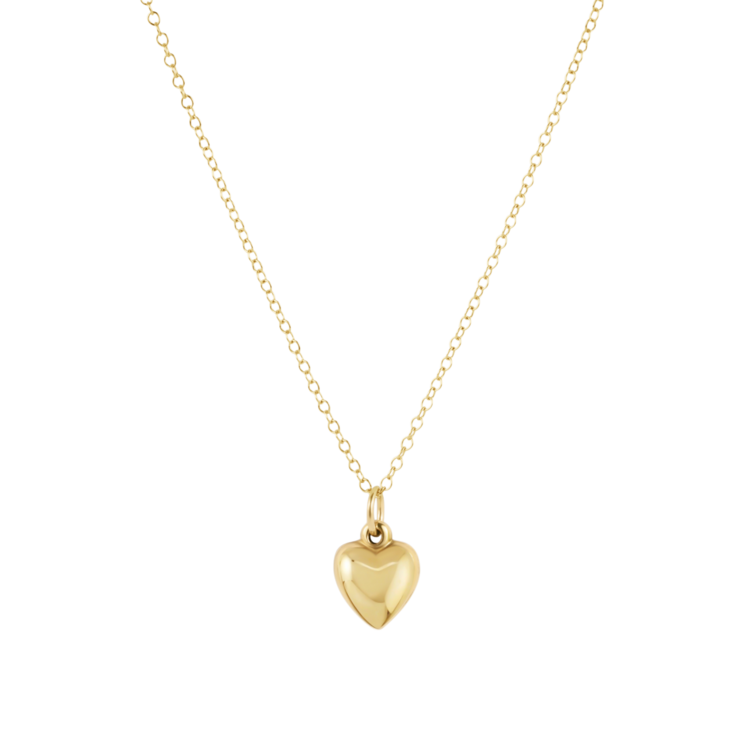 eNewton 16" Necklace Gold - Love Plush Small Gold Charm