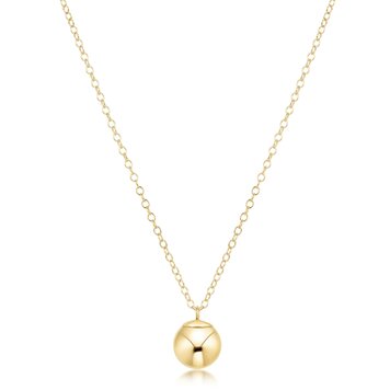 eNewton 16" Necklace Gold - Classic Pearl 10mm Charm