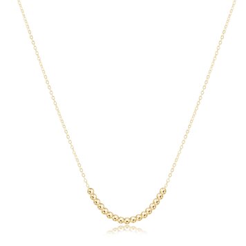 eNewton 16" Necklace Gold - Beaded Bliss Small Gold