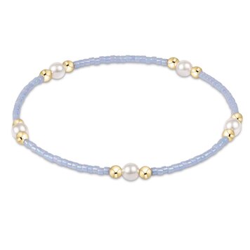 eNewton Hope Purpose Pearl Bracelet - Ocean Mist