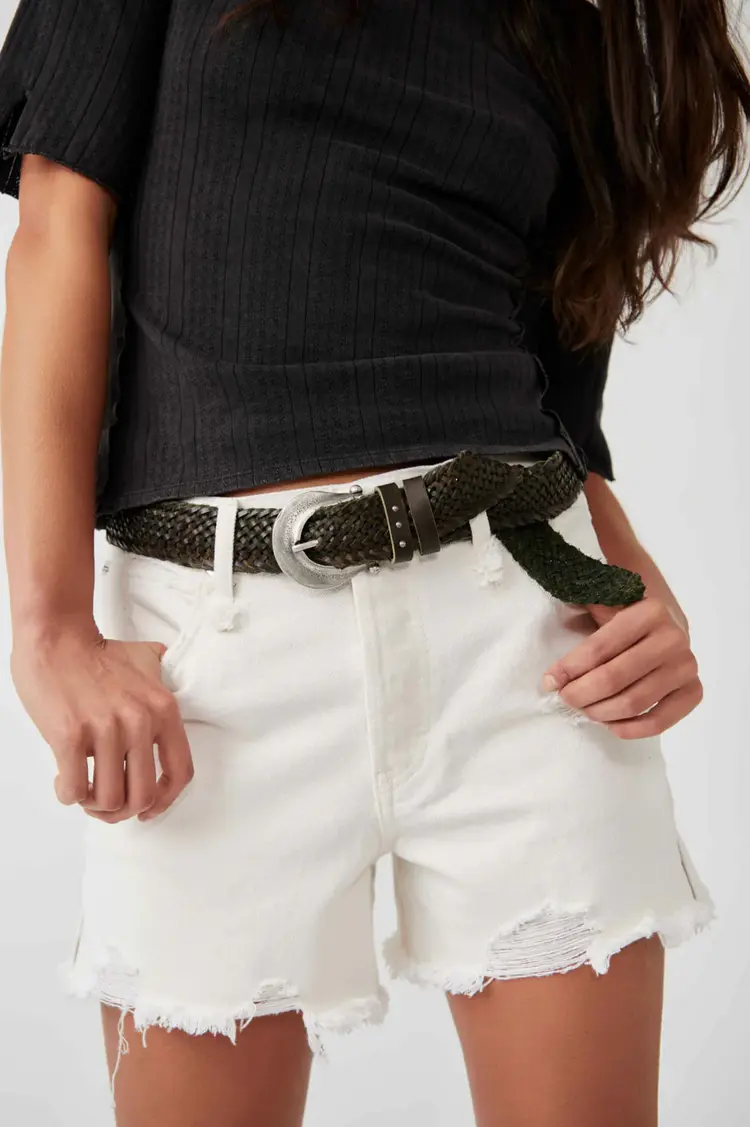 Free People Brix Belt / Tapenade