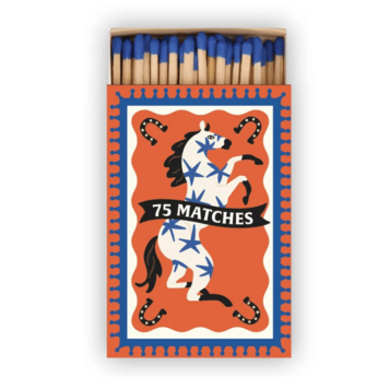 Paddywax “HORSE” BOXED MATCHES / BLUE TIPPED