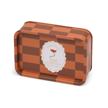 Paddywax A Dopo 8 oz Handpainted Flower Ceramic Candle