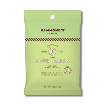Hammond's Candies Drops Nat Sour Balls Assorted