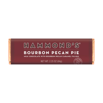 Hammond's Candies Candy Bar Bourbon Pecan Pie