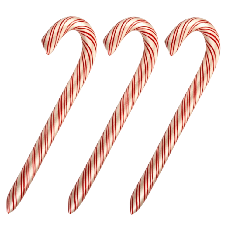 Hammond's Candies Large Candy Cane - Cinnamon