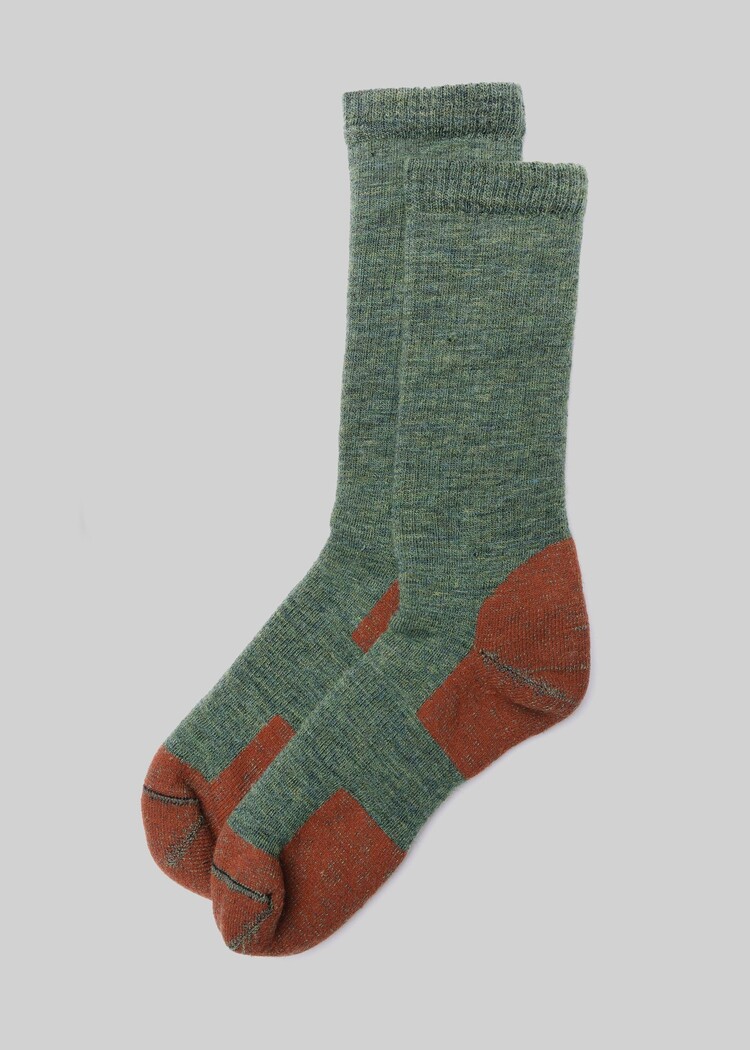 American Trench Men's Wool Hiker Sock - Olive