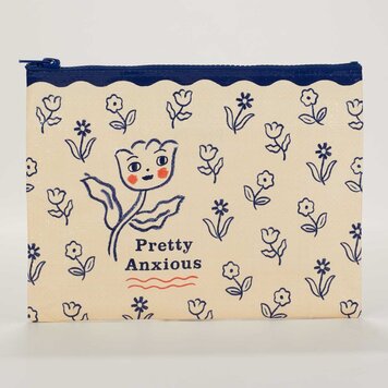 Pretty Anxious Zipper Pouch