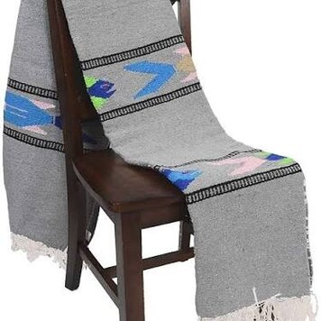 Heather Grey Baja Fish Yoga Blanket