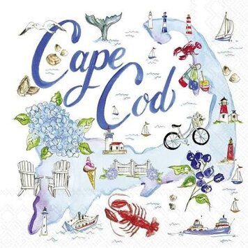 Boston International Cape Cod State Collection Cocktail Napkins