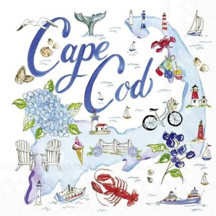 Boston International Cape Cod State Collection Cocktail Napkins