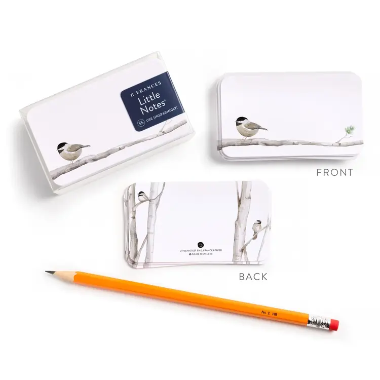 E. Frances Paper Chickadee Little Notes