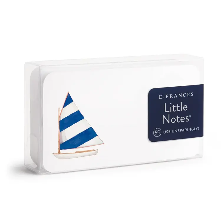 E. Frances Paper Sailboat Little Notes