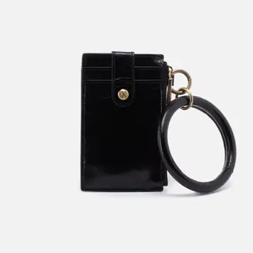 Hobo Bags Ring Credit Card Wristlet - Black