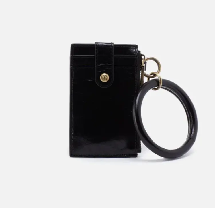 Hobo Bags Ring Credit Card Wristlet - Black