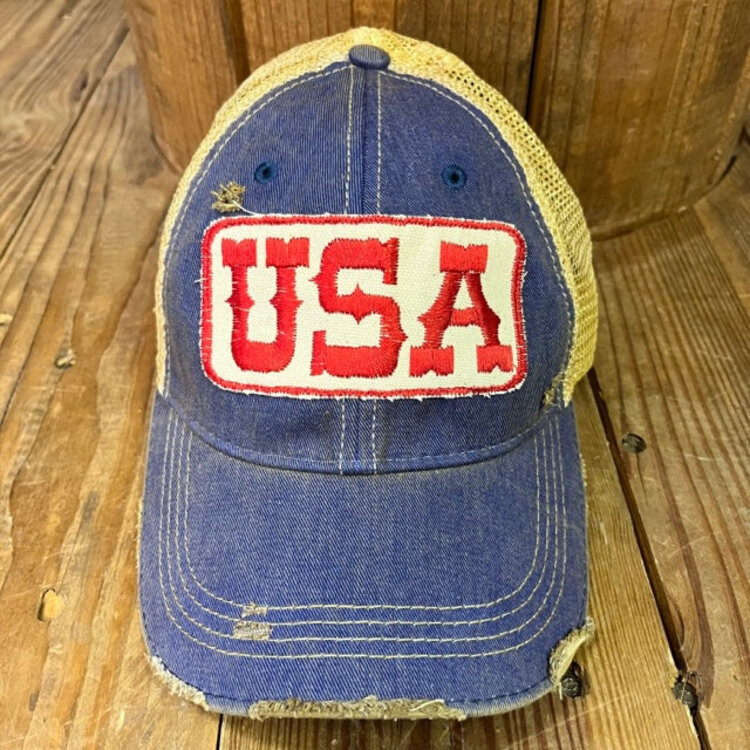 USA Themed Hat / Royal