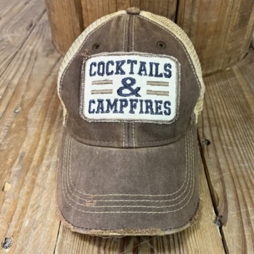 "Cocktails & Campfires" Hat
