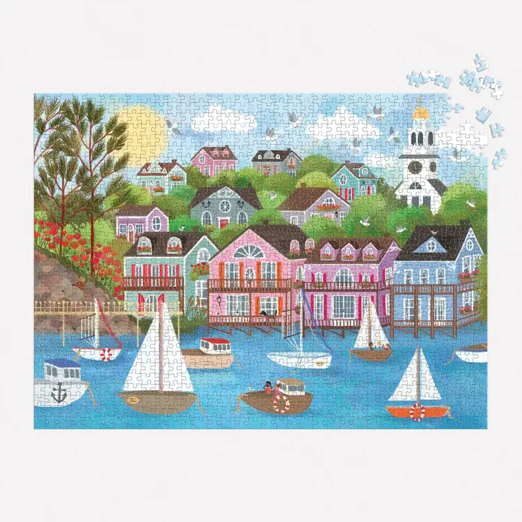 Chronicle Books 1000 Piece Puzzle / Harbor By The Sea