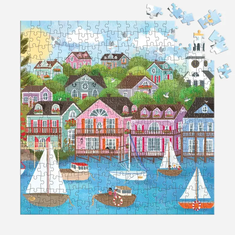 Chronicle Books 300 Piece Puzzle / Harbor By The Sea
