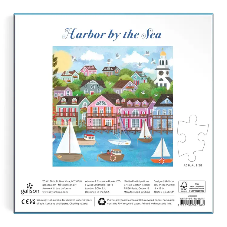 Chronicle Books 300 Piece Puzzle / Harbor By The Sea