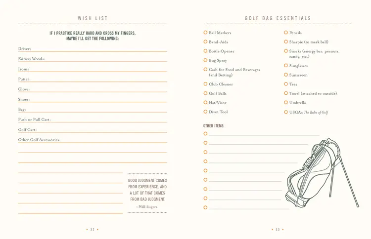 Chronicle Books Ultimate Golf Journal