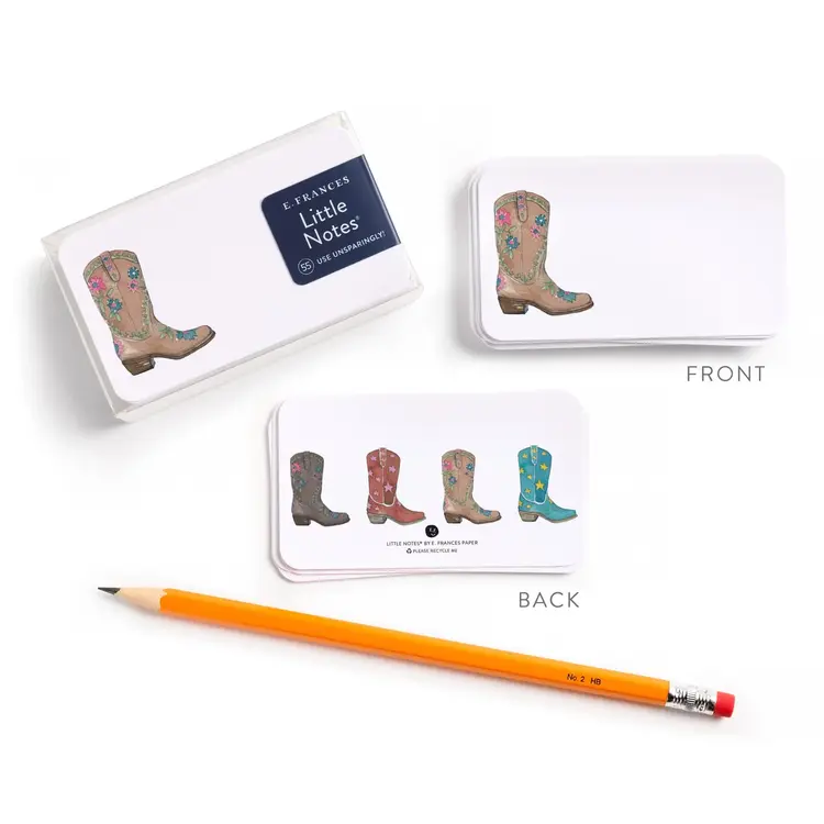 E. Frances Paper Cowboy Boot Little Notes®