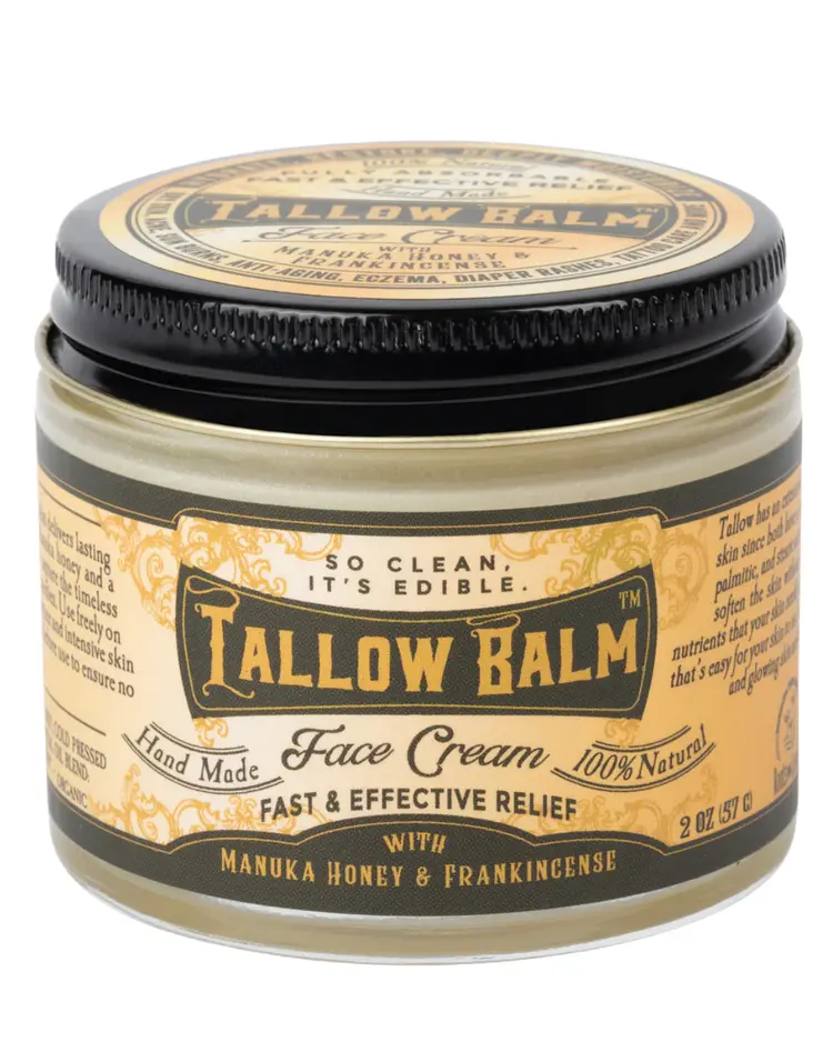 Roots & Leaves Tallow Face Cream - Manuka Honey