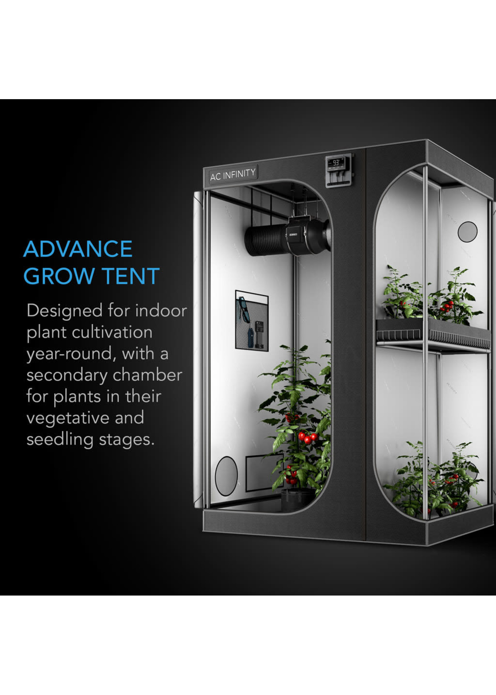 Hydroponics & Growers - GROW TENTS - Advance 2-IN-1 Grow Tents