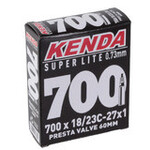 Kenda Super Light Tube, 700 x 18-23c PV/33mm