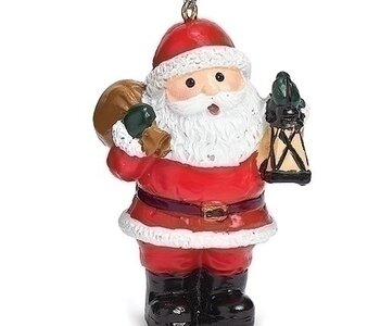 Jolly Santa Boxed Ornament with Story
