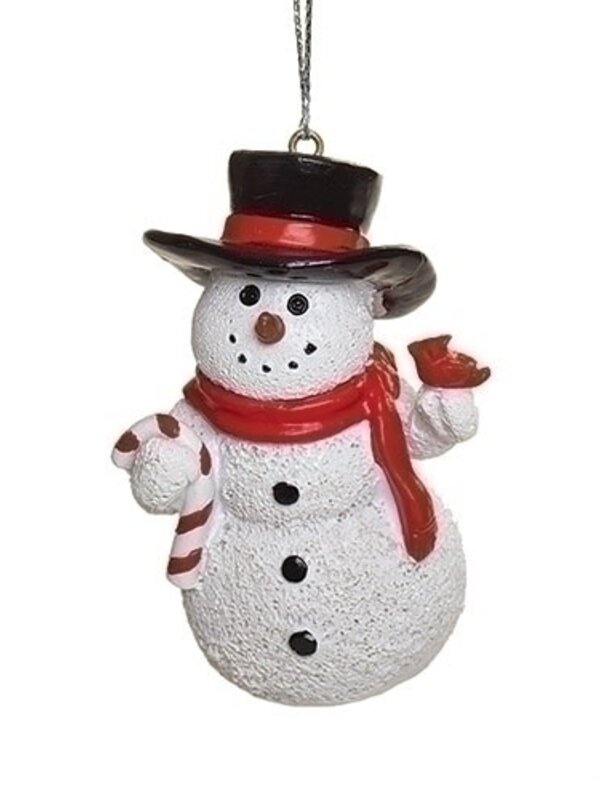 Cheerful Snowman Boxed Ornament